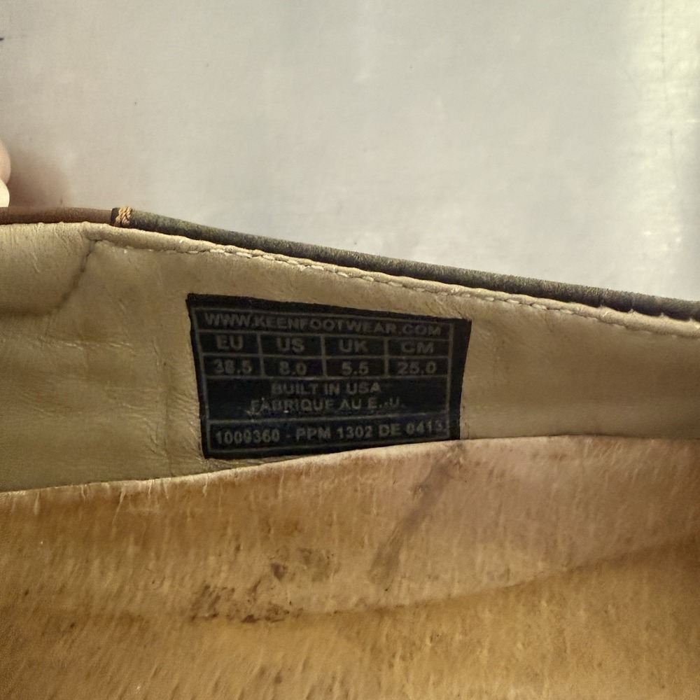 Keen Barika Slip On Loafers Women's Size 8 Brown Leather Casual Comfort - Picture 8 of 8